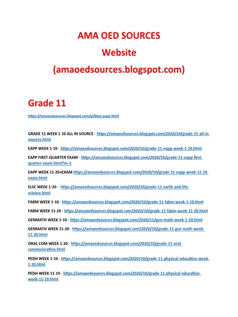 ama oed source
